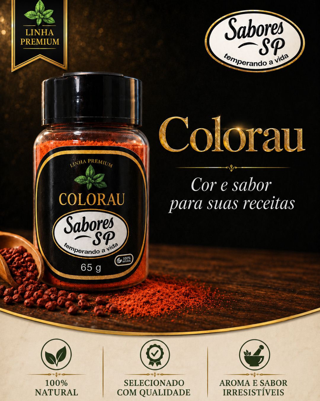Colorau Sabores São Paulo — tempero premium